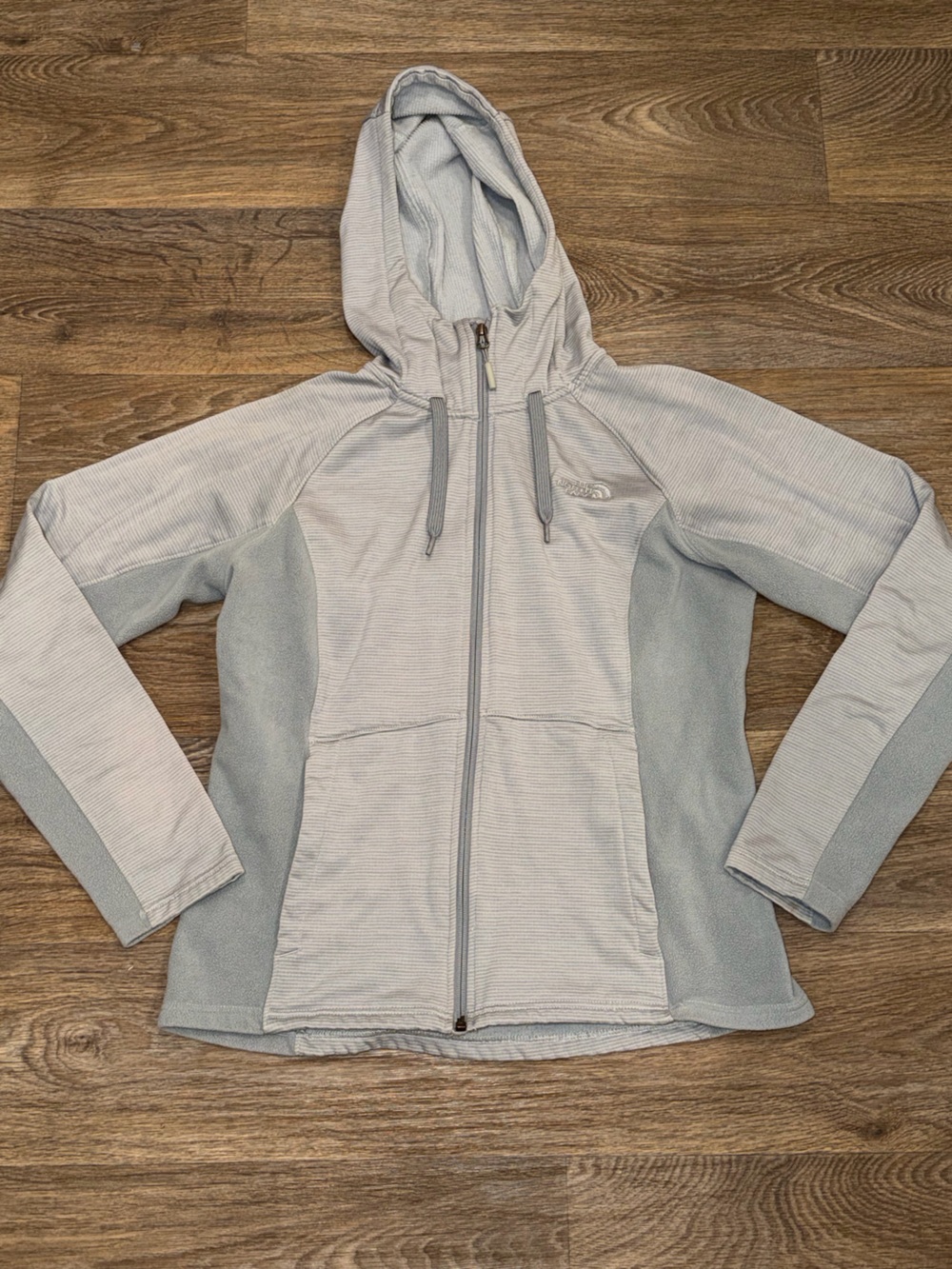 The North Face Women's Light Gray Hooded Jacket
